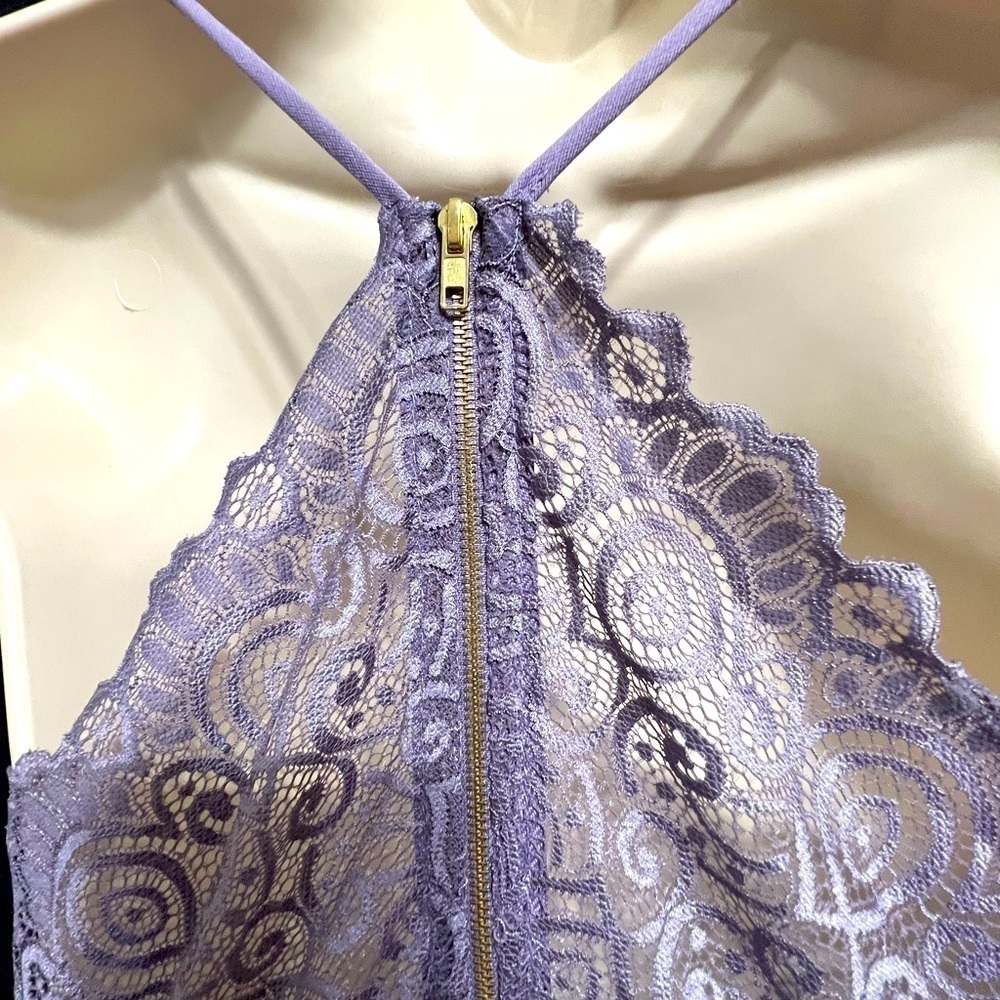 Windsor Lavender with Lace Flirty Mini Dress XL Junior. - Picture 3 of 5